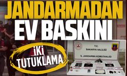 Jandarmanın baskını sonucu iki kişi tutuklandı