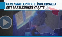 Karasu’da gece vakti gittiği site sakinlerini bıçakla tehdit etti