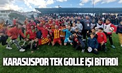 Karasuspor tek golle işi bitirdi