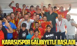 Karasuspor galibiyetle başladı