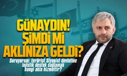 Terörist Siyonist devletine lojistik destek sağlamak hangi akla hizmettir?