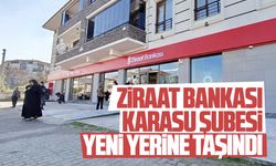 Ziraat Bankası Karasu şubesi yeni yerinde