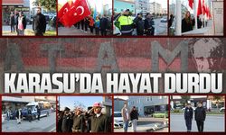 Karasu’da 10 Kasım Atatürk’ü Anma programı düzenlendi