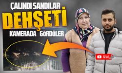 Çalındı sandılar, dehşeti kamerada fark ettiler