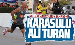 Nefes kesen koşunun şampiyonu Karasulu Ali Turan