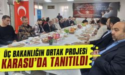 Üç bakanlığın ortak projesi Karasu’da tanıtıldı