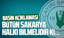 Darıçayırıspor Kulübü’nden basın açıklaması