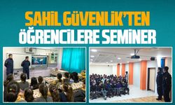 Sahil Güvenlik’ten öğrencilere seminer