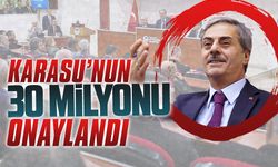 Karasu’nun 30 milyonu onaylandı