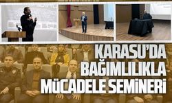 Karasu’da bağımlılıklarla mücadele semineri düzenlendi