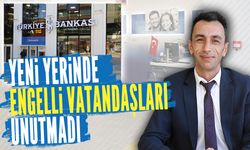 İş Bankası yeni yerinde engelli vatandaşları unutmadı