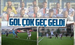 Gol çok geç geldi