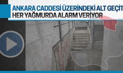 Alt geçit her yağmurda alarm veriyor