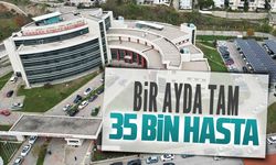 Karasu Devlet Hastanesi’nde bir ayda 35 bin hastaya müdahale