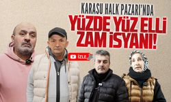 Karasu Halk Pazarı esnafının yüzde yüz elli zam isyanı