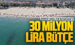 Karasu sahili için Büyükşehir’e 30 milyon lira bütçe