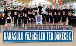 Karasulu yüzücüler ter dökecek