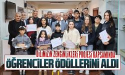 Dilimizin zenginlikleri projesi kapsamında öğrenciler ödüllerini aldı