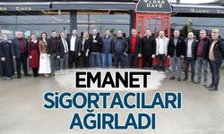 Hasan Emanet, sigortacıları ağırladı