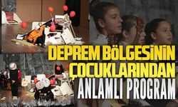 Karasu Şehit Ferhat Sözer Ortaokulu 6 Şubat depremini andı