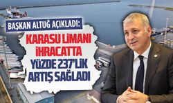 Başkan Altuğ, Karasu Limanı’na dikkat çekti