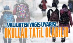 Valilikten yağış uyarısı, perşembe ve cuma okullar tatil olabilir