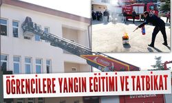 Karasu’da öğrencilere yangın eğitimi ve tatbikat