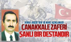 Kemal Koçöz’den 18 Mart açıklaması