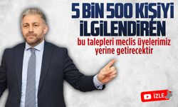 5 bin 500 kişinin haklı talebi yerine getirilmeli