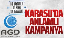 Anadolu Gençlik Derneği Karasu temsilciliğinden bayramda anlamlı kampanya
