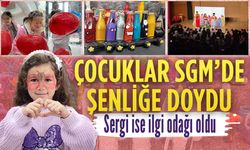 Karasu SGM’de hem şenlik hem sergi