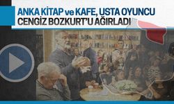 Anka Kitap ve Kafe, usta oyuncu Cengiz Bozkurt'u ağırladı