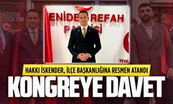 Hakkı İskender, ilçe başkanlığına resmen atandı