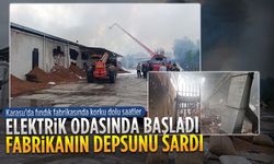 Karasu’da fındık kırım fabrikasında korku dolu saatler