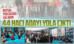 Karasu’da hacı adayları dualarla uğurlandı