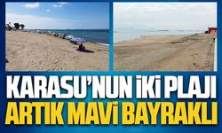 Karasu’nun iki plajı yeniden Mavi Bayrak kazandı
