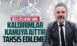 Mithat Kandil: Kaldırımlar, kamuya aittir, tahsis edilemez