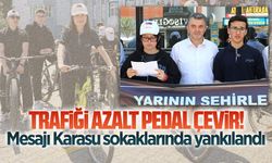 Bisiklet Kulübü öğrencileri Karasu’da sürdürülebilirlik için pedal çevirdiler