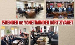 Yeniden Refah Karasu İlçe Başkanı İskender ve yönetiminden protokole nezaket ziyareti