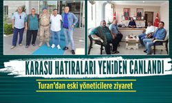 Ortaköy Muhtarı Turan’dan eski yöneticilere ziyaret