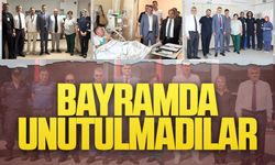 Karasu Devlet Hastanesi'nde bayramda anlamlı ziyaret