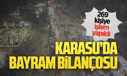 Karasu’da bayram bilançosu