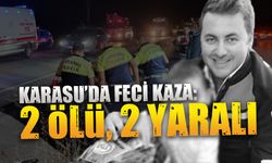 Karasu’da feci kaza: 2 ölü, 2 yaralı