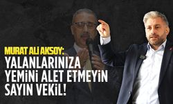Murat Ali Aksoy, açıklamasında Vekil Bayraktar’ı hedef aldı