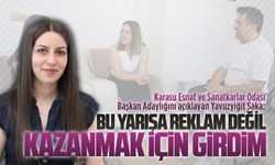 Yavuzyiğit Saka: Bu yarışa reklam değil, kazanmak için girdim
