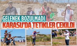 Karasu’da atış yarışmaları nefes kesti