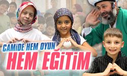 Karasu Aziziye Camii’nde çocuk şenliği coşkusu