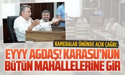 İshak Sarı, AGDAŞ’a böyle çağrıda bulundu