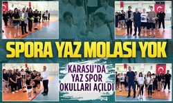 Karasu’da yaz spor okulları açıldı