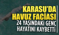 Karasu’da havuz faciası